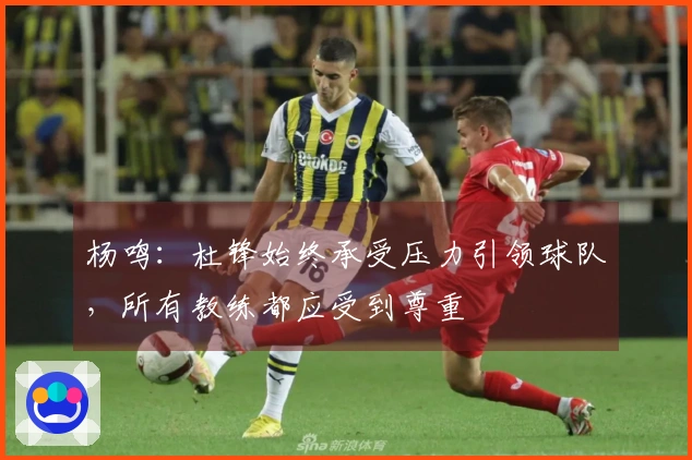 杨鸣：杜锋始终承受压力引领球队，所有教练都应受到尊重