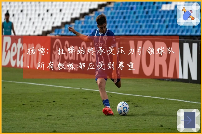 杨鸣：杜锋始终承受压力引领球队，所有教练都应受到尊重